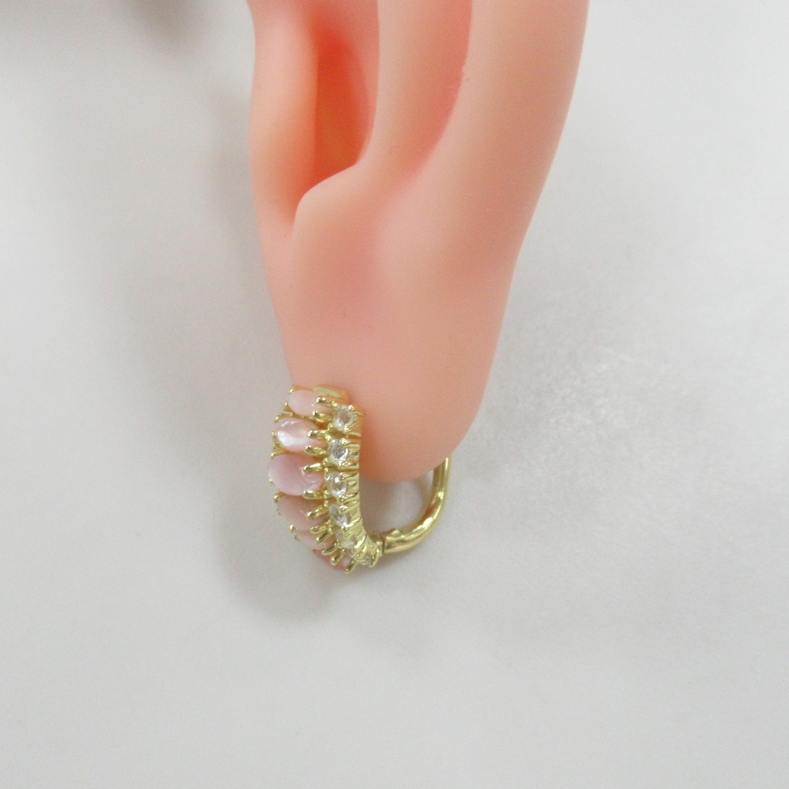 Серебряные серьги с перламутром